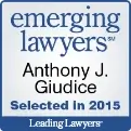 Emerging Lawyers - Anthony J. Giudice | Selected In 2015